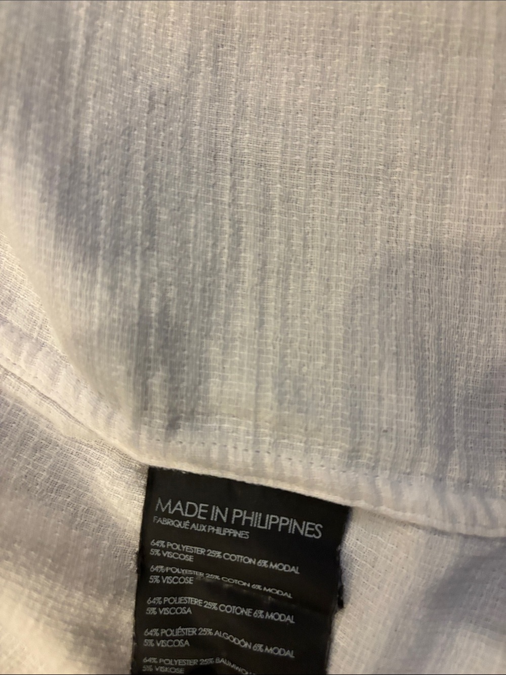Club Monaco Men's White Casual Button-Down Shirt - Picture 6 of 7